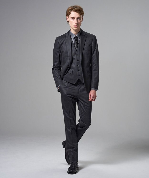 JOSEPH HOMME スプリングウールジャージー   ジレ グレー系