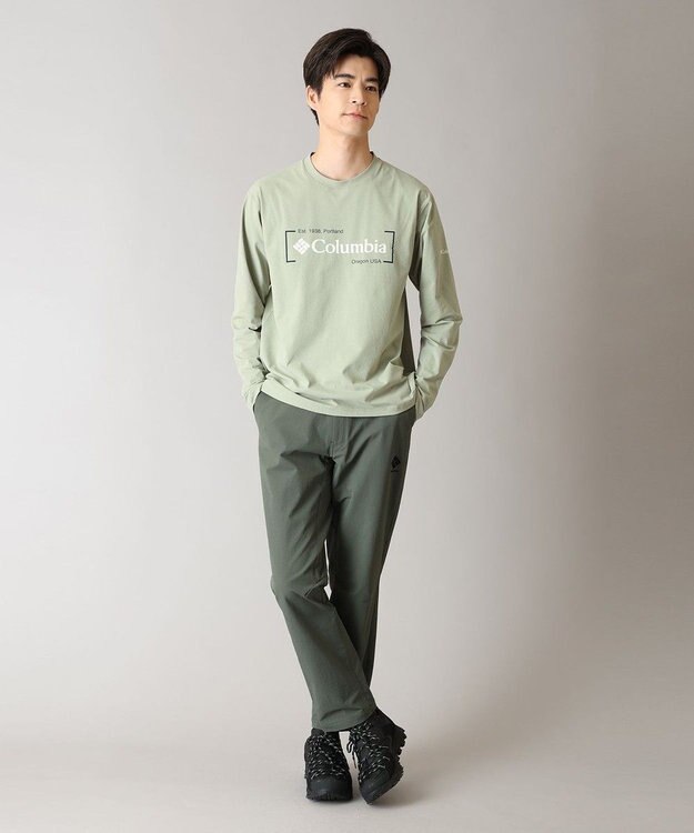 Columbia Columbia/ ライトキャニオングラフィックロングスリーブTシャツ /コロンビア Safari