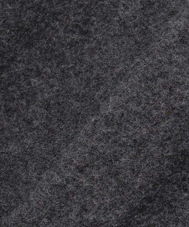 ICB ミルドウール ニットブルゾン チャコール系