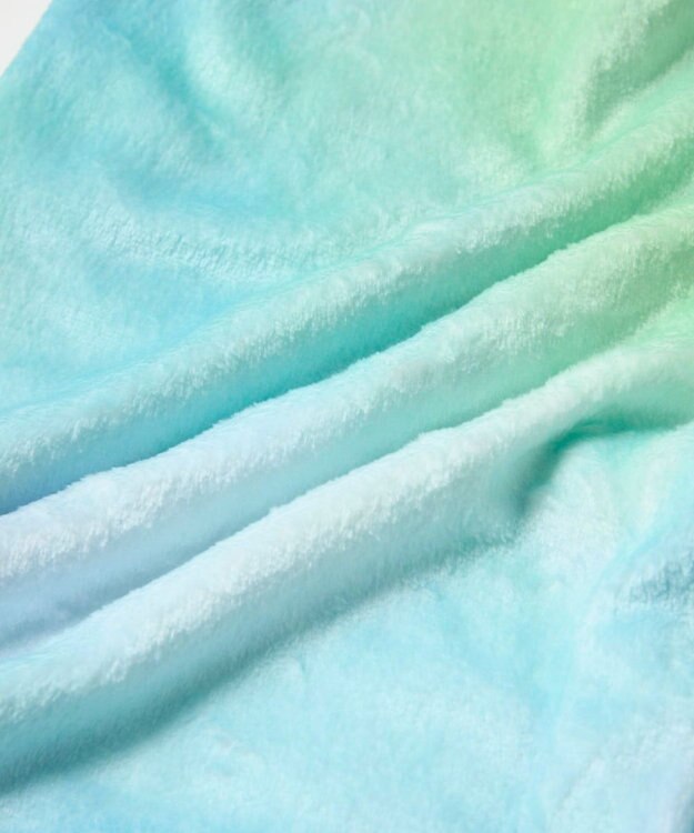 OP／FILA 【FILA】タイダイ柄マイクロフリース巻きタオル サックス