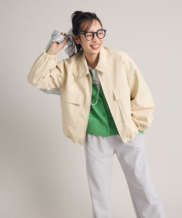 Green Parks ２ｗａｙ　スパンコールニットプルオーバー Green