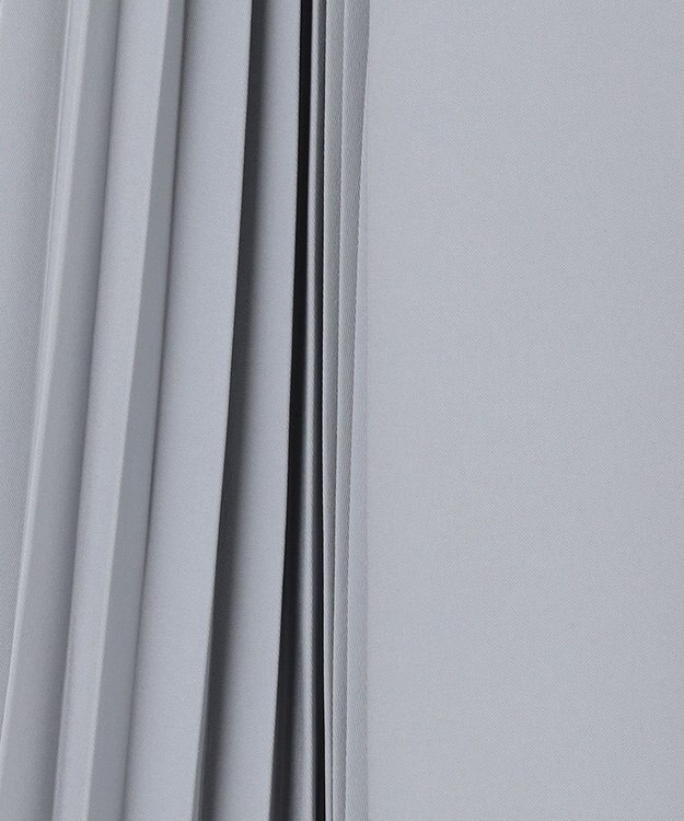 Feroux 【洗える】プリーツコンビ ジャンパースカート スカイブルー系