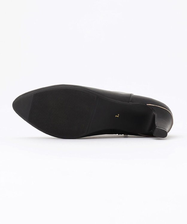 ANY SIS 【美人百花11月号掲載】ミドルフェミニン ショートブーツ ブラック