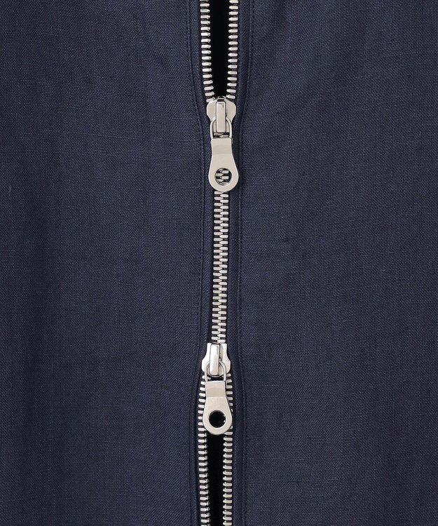 JOSEPH HOMME ベルギーリネンオックス　スウィングトップ ネイビー系