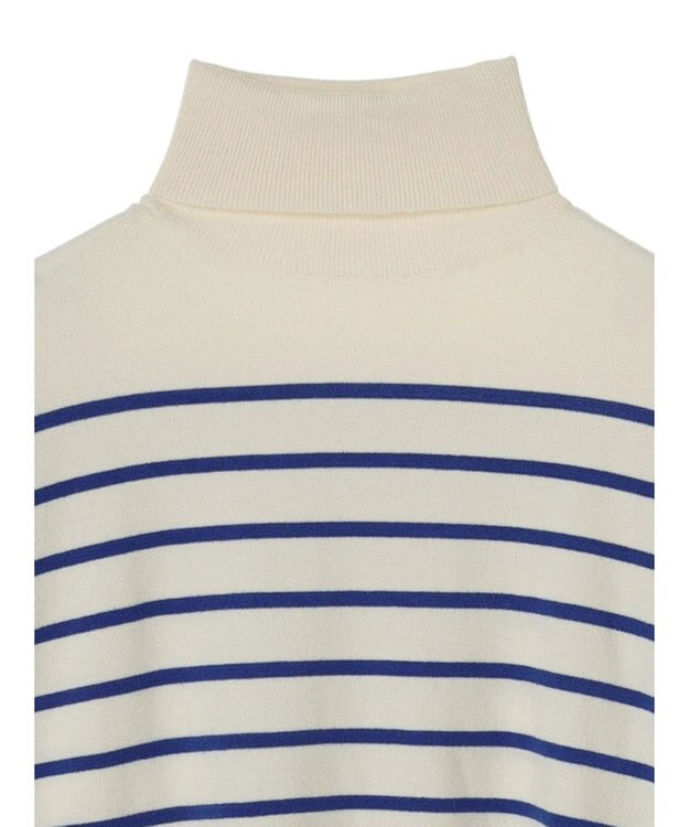 Green Parks もちやわ　タートルニットチュニック Border