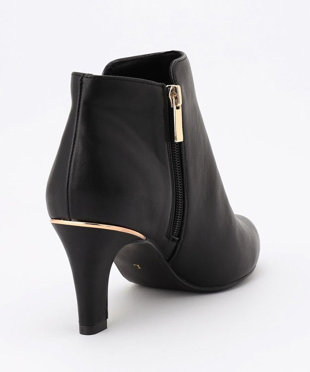 ANY SIS 【美人百花11月号掲載】ミドルフェミニン ショートブーツ ブラック