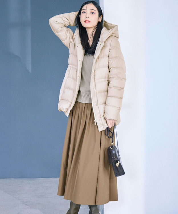 23区 【見上愛さんコラボカラー/VERY・LEE掲載】カシミヤブレンド Vネック ニット ベージュ系