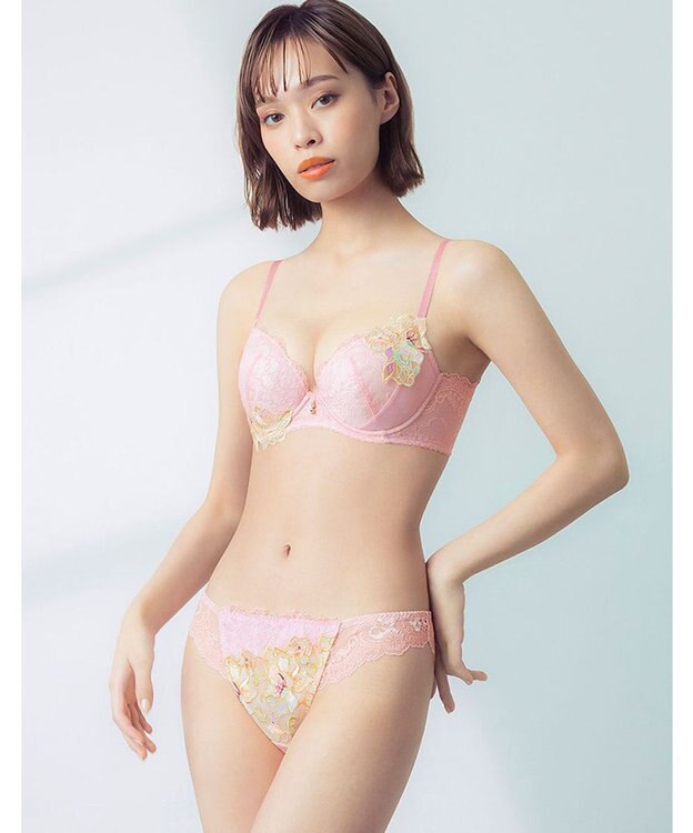 Wing Ｔバックショーツ Wing Lesiage 【2860シリーズ】 PB2860・PB2861とペア Ｔバック初心者にもおすすめ はきこみ丈あさめ PF2862 ウイング／ワコール シェルピンク