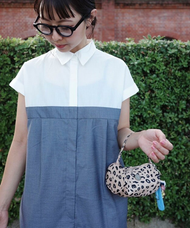 Green Parks シャツデザインロンパース Gray