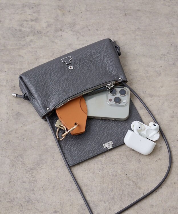 IACUCCI アバ ウォレットショルダー CERVO チャコールグレー