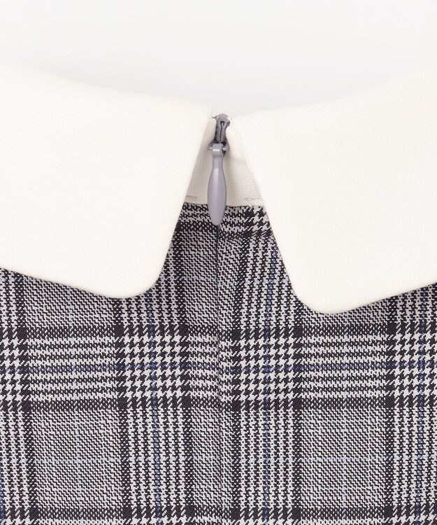 組曲 KIDS 【150-170㎝】グレンチェック ワンピース グレー系5