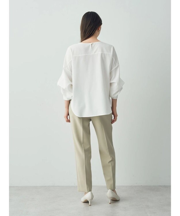 YECCA VECCA タックテーパードパンツ② Black