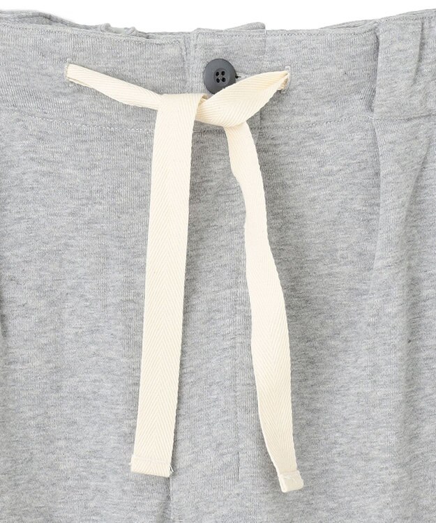 J.PRESS YORK STREET 【UNISEX】裏毛ワイドスウェットパンツ ライトグレー系