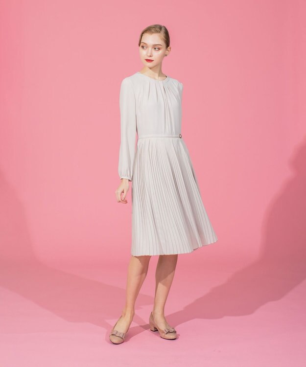 TOCCA 【洗える！】SYMPHONY ドレス ベージュ系