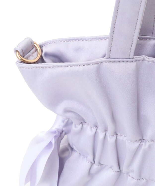 Maison de FLEUR ダブルリボン2Wayトートバッグ Lilac