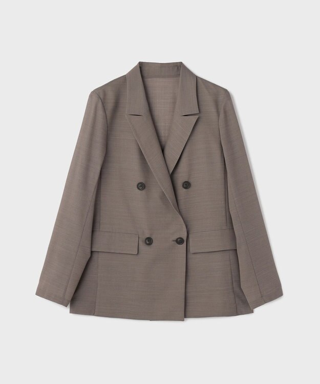 GRACE CONTINENTAL シアーウールジャケット カーキ