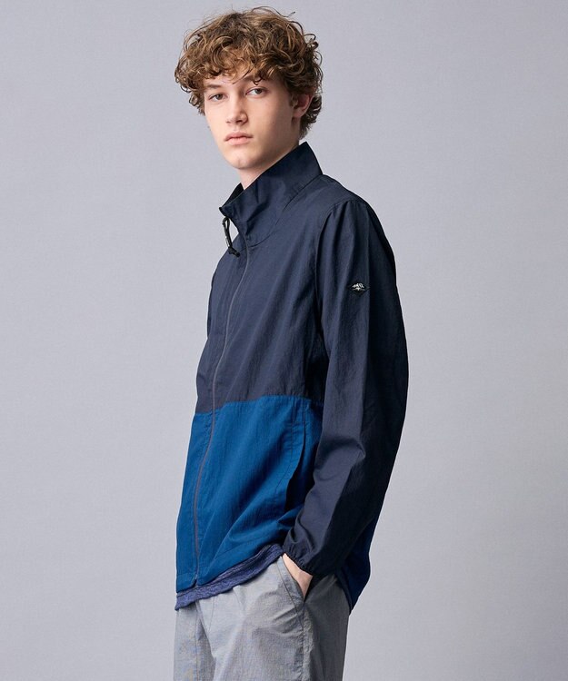 JOSEPH ABBOUD MOUNTAIN 【軽量/ECO撥水/ポケッタブル】ナイロンフライリップ ブルゾン ダルブルー系7