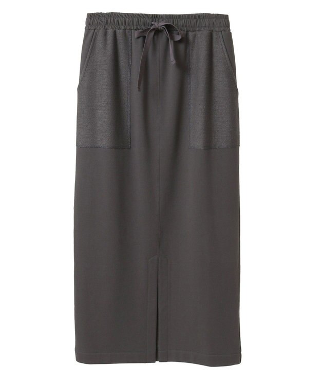 CRAFT STANDARD BOUTIQUE カットソーIラインスカート Dark Gray