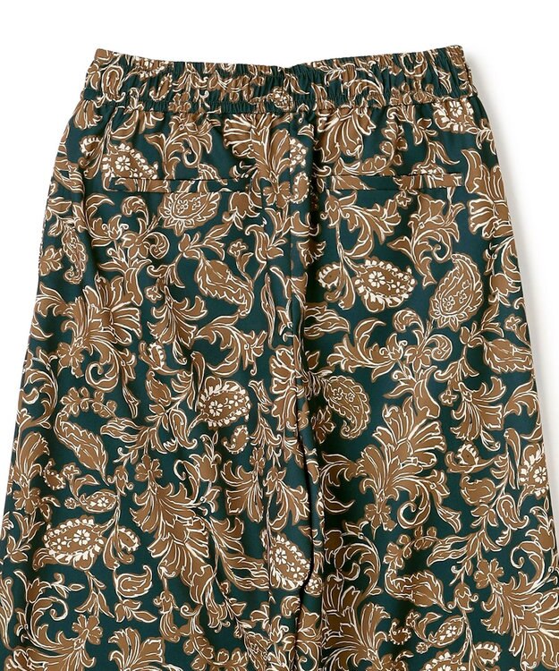 UNFILO 【ウエストゴム】プリント イージーパンツ ペイズリー