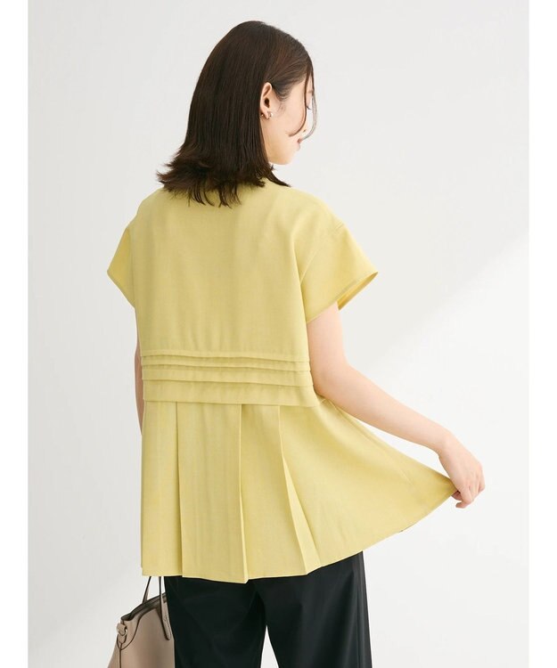 Green Parks プリーツヘムタックチュニック Yellow