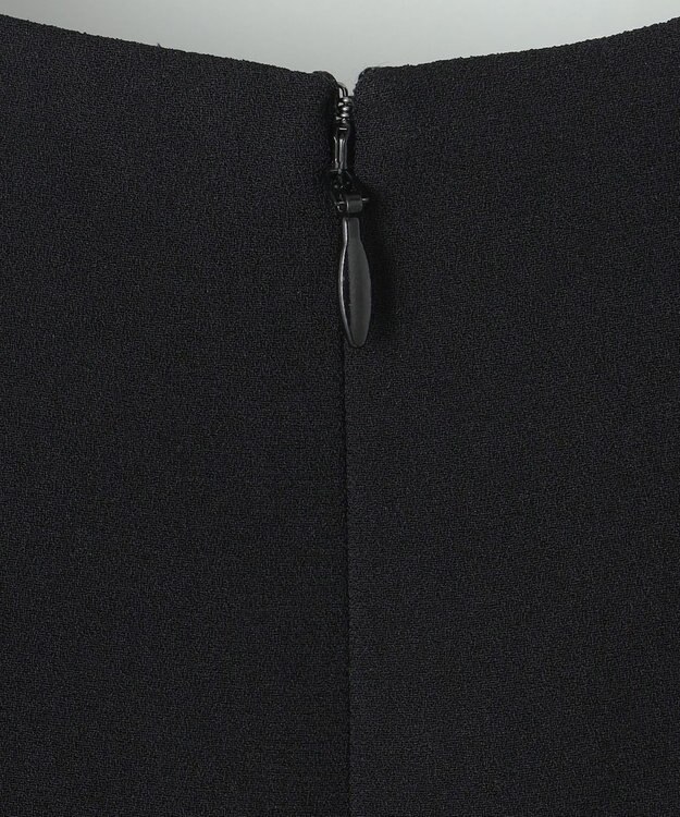 23区 【APPLAUDIR】クリアジョーゼットコンビ ドレス ブラック系