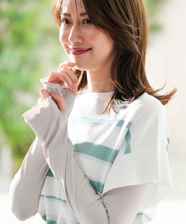 ANY SIS 【WEB限定】 アームカバー グレー