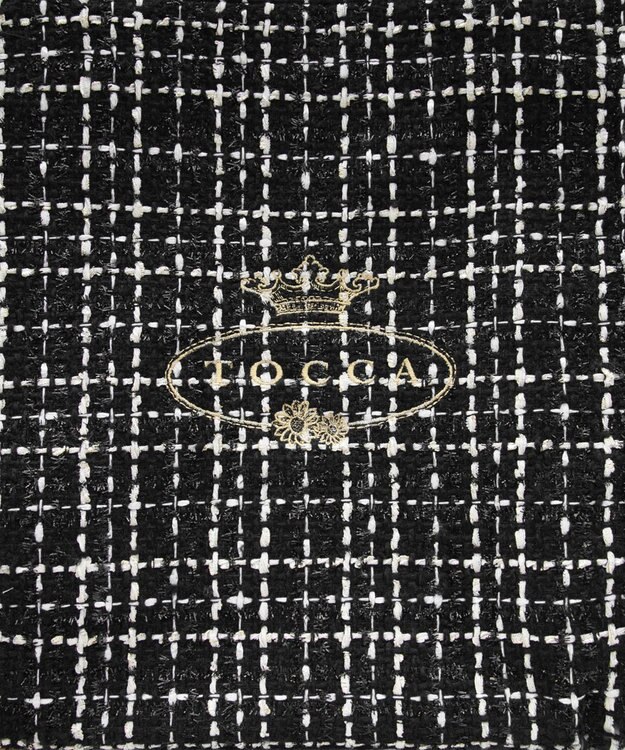 TOCCA 【キャンセル分販売！】【A4サイズ対応】COLOR OF GLORY CUSTOMIZED BAG カスタマイズ トートバッグ ブラックツイード×ホールマーク