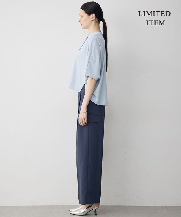 ICB L 【WEB限定】マットスキューバ ドルマンスリーブプルオーバー サックス