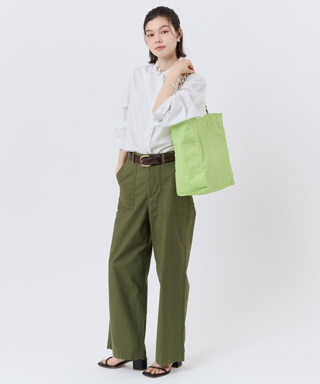 LeSportsac LARGE 2 WAY TOTE/2ウェイディープシーブルー/ライム 2ウェイディープシーブルー/ライム