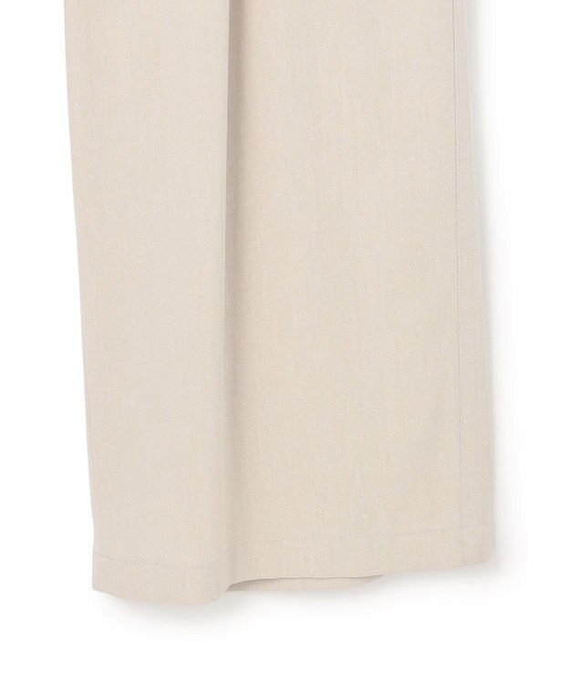 23区 【先行予約】ナチュラルスラブストレッチ ワイドパンツ ベージュ系