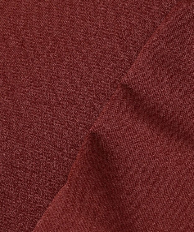 自由区 【カトリエムブーケ】Ruche フリルディテールニット ボルドー