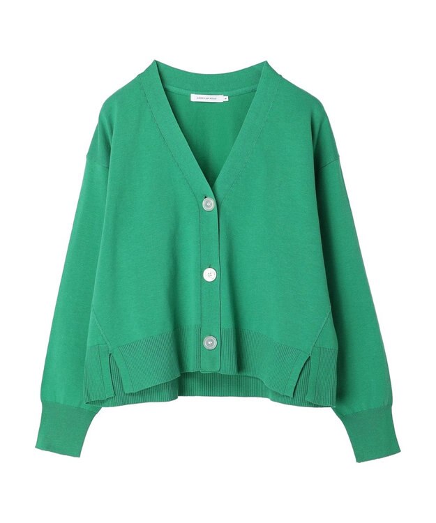 AMERICAN HOLIC Ｖネックショートカーディガン Green