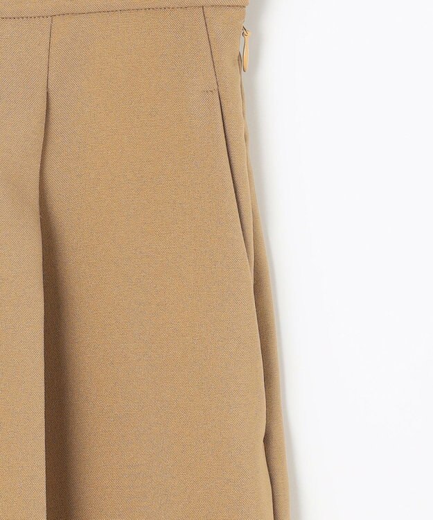 組曲 【美シルエット・ストレッチ・シワになりにくい】オシャクロス ガウチョパンツ ベージュ系