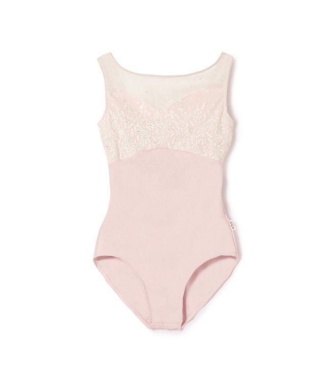 Chacott ◎【Nela ライン】ジュニア ノースリーブレオタード ベビーピンク