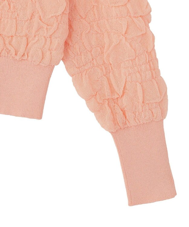 Green Parks 表面感ニットカーディガン Pink