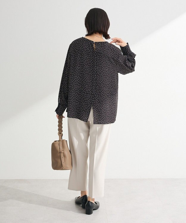 Green Parks きれいシルエット接触冷感テーパードパンツ Gray Beige