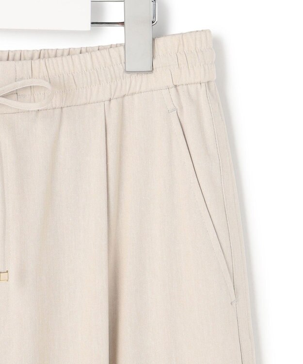 23区 【先行予約】ナチュラルスラブストレッチ ワイドパンツ ベージュ系