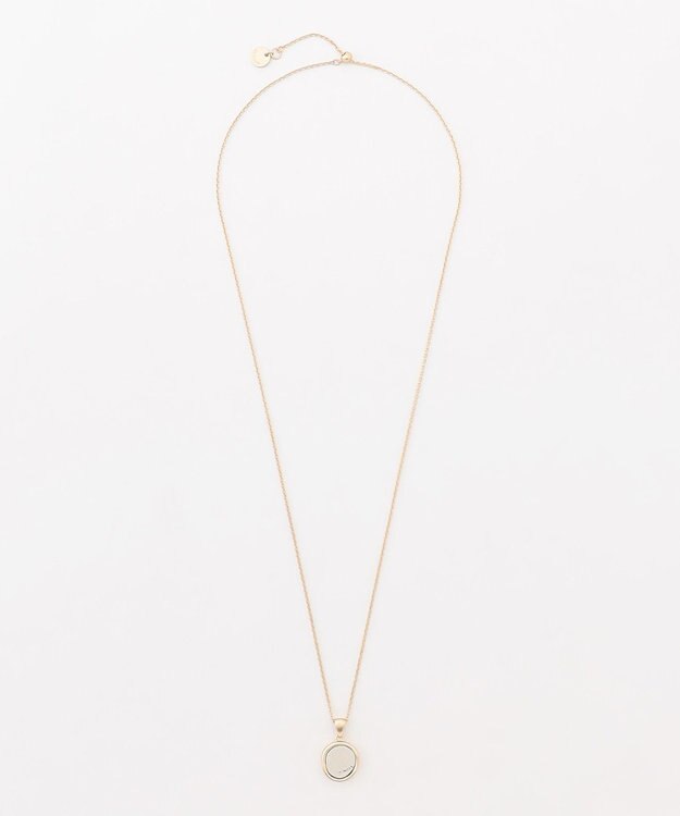 J.PRESS LADIES 【リバーシブル】ワントップ ネックレス ケシウスゴールド×シルバー系