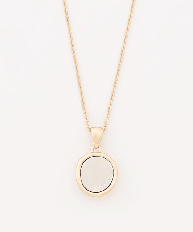 J.PRESS LADIES 【リバーシブル】ワントップ ネックレス ケシウスゴールド×シルバー系