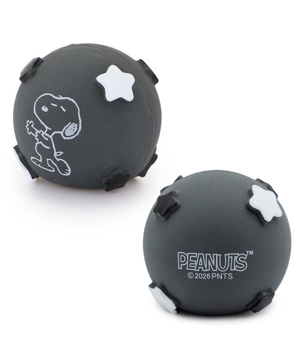 PET PARADISE スヌーピー ラテクスボール 《スヌーピー》 ブラック