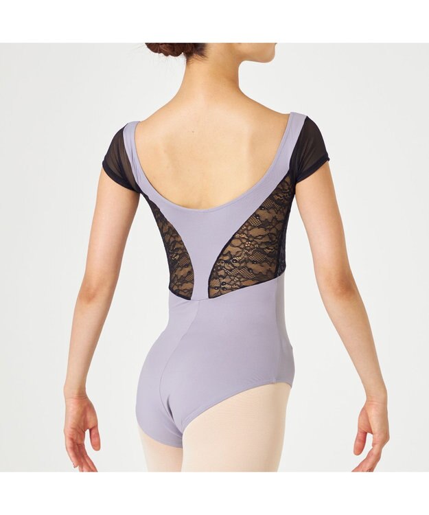 Chacott 【AKANE TAKADA】キャップスリーブレオタード チャコ-ルグレー