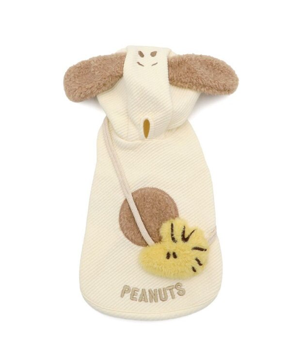 PET PARADISE スヌーピー なかよし パーカー 中型犬 ベージュ