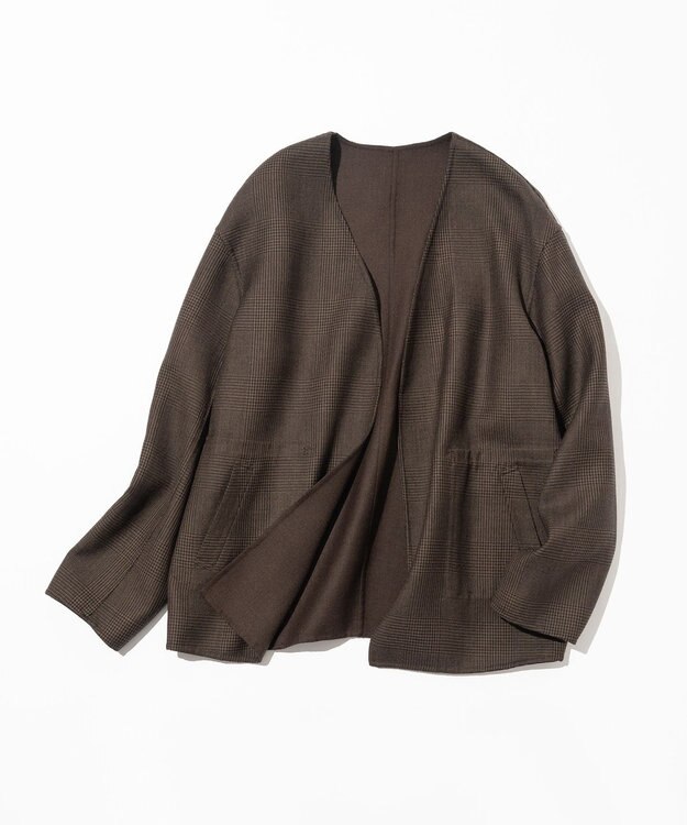 23区 TWリバーシブル アウター ダークブラウン系