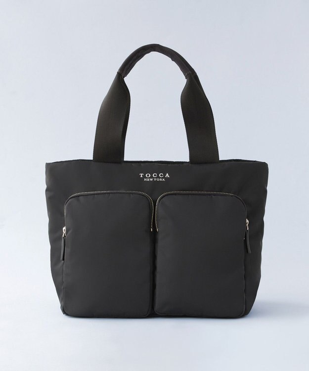TOCCA 【WEB＆一部店舗限定・A4サイズ対応】VIA METRO NYLON BAG ナイロンバッグ ライトグレー系