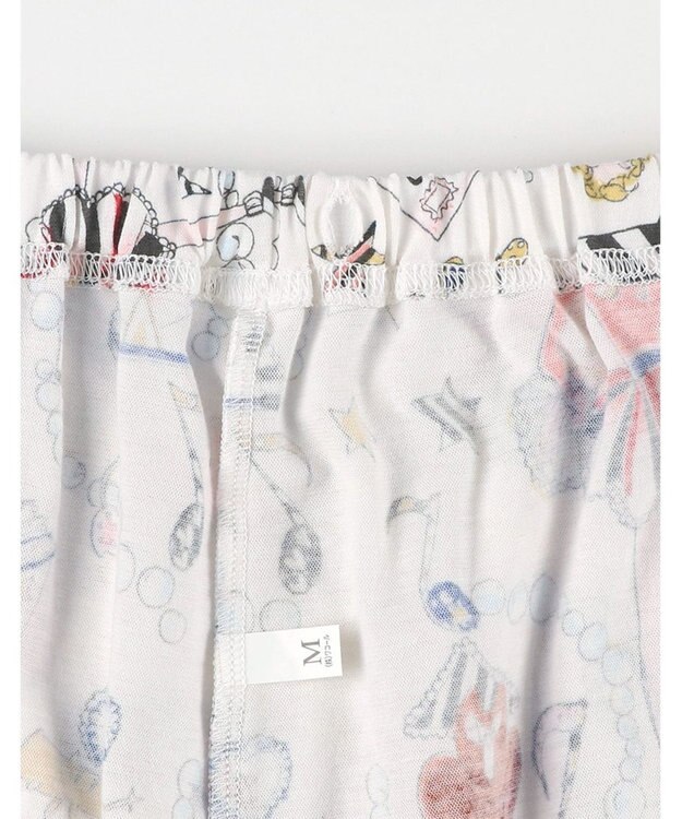 tsumori chisato SLEEP ツモリチサト パジャマ 綿100%(本体) 天竺素材 4分袖 6分丈 レディース UDT122 /ワコール アイボリー