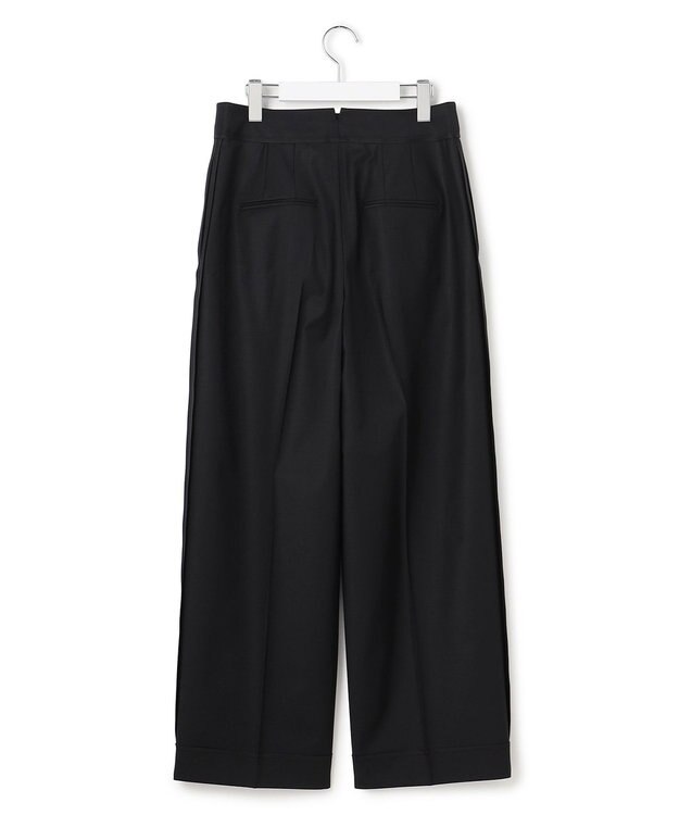 ICB 【30th ANNIVERSARY】Bahariyeインサイドアウト ワイドストレートパンツ ブラック