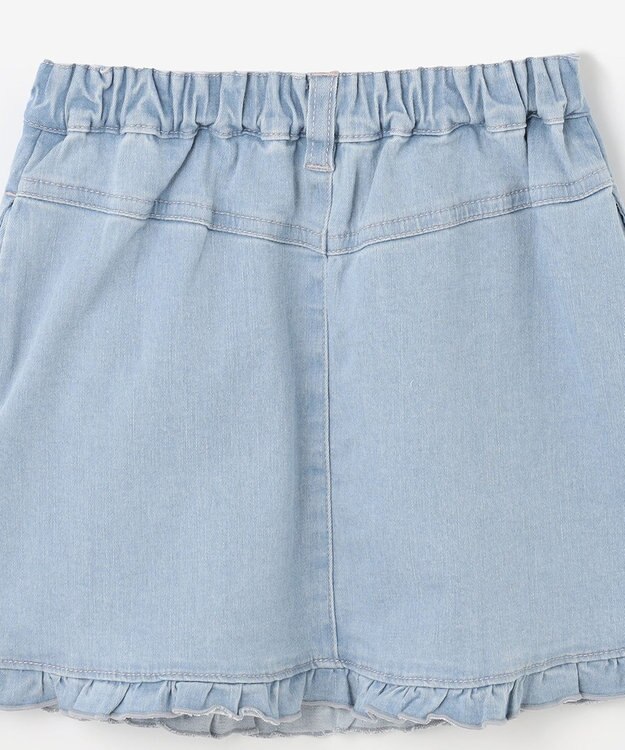 ANY KIDS デニム ミニ スカート ブルー