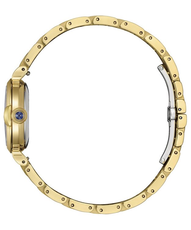 CITIZEN 【生命力あふれる美しい水（AQUA）を表現した限定モデル】電池交換不要 光発電エコ・ドライブ ROUND Collection EM1133-85L ゴールド