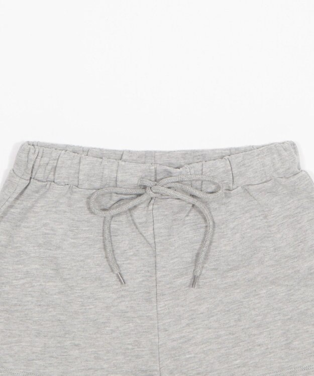 WEGO 裏毛マイクロショートパンツ 杢グレー