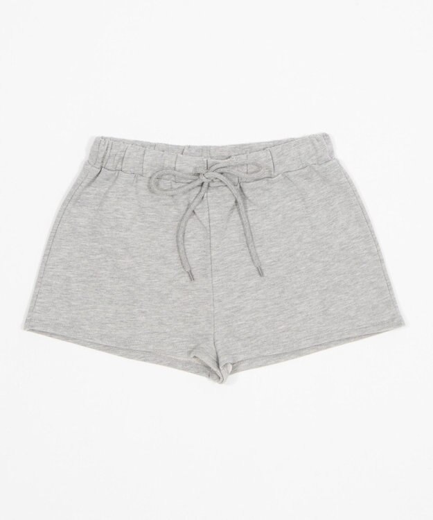 WEGO 裏毛マイクロショートパンツ 杢グレー